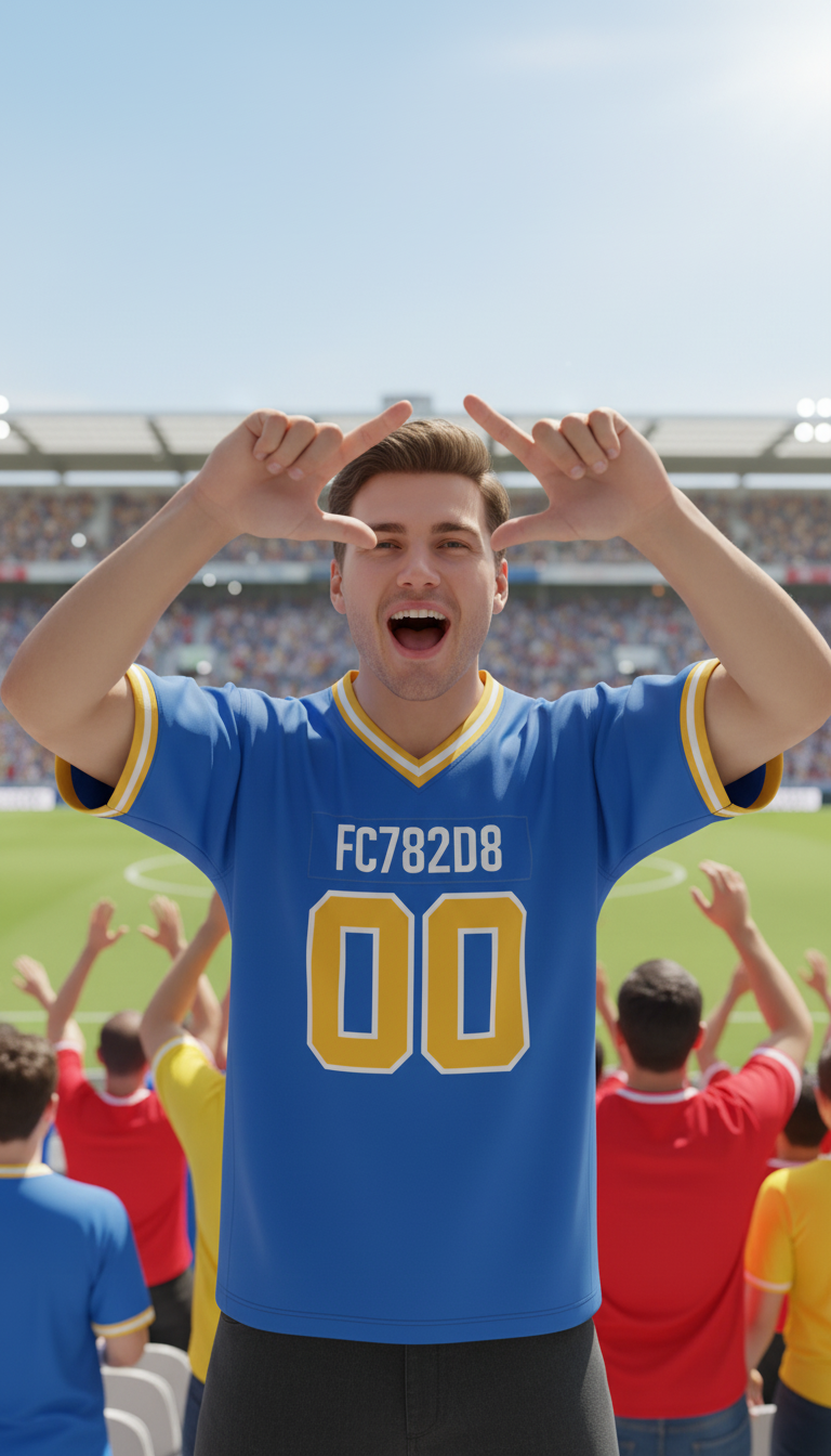 Electric Blue limited edition team jersey in use