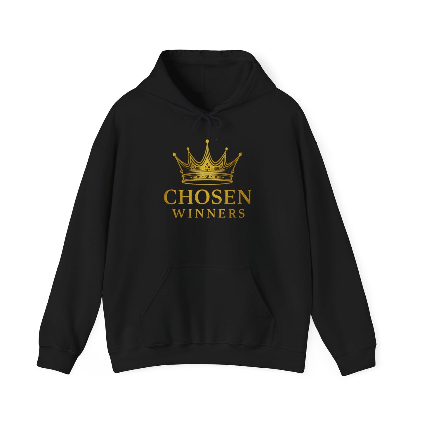 Chosen Winners Crown Hoodie — Inspirational Gold Crown Sweatshirt