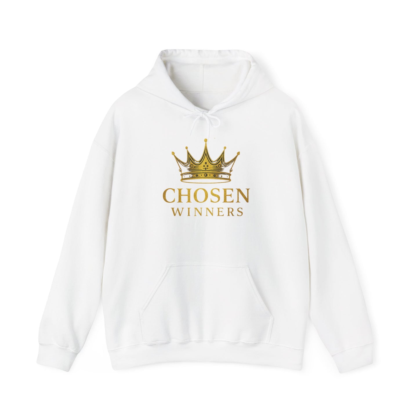 Chosen Winners Crown Hoodie — Inspirational Gold Crown Sweatshirt